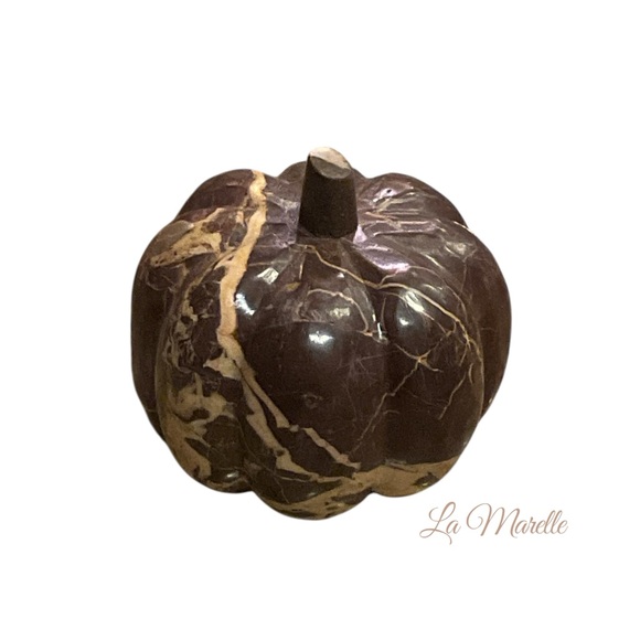 Small Marble Pumpkin Red - Threshold™ designed with Studio McGee - Picture 5 of 6